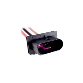 FICHA 3 VIAS MACHO CONEXION ELECTROVENTILADOR GOL Y GOLF (5) (IMPORTADO)