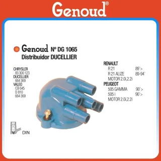 TAPA DISTRIBUIDOR P505 GAMMA/INY/R21-ALIZE       DUCELLIER