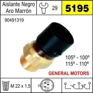 BULBO ELECTROV CHEVROLET OMEGA 2.5ITD D'94 105/100-115/110