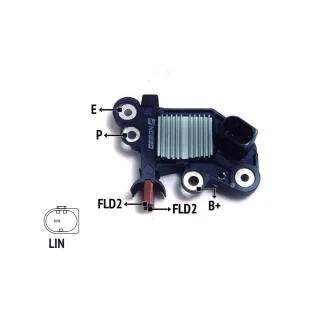 REGULADOR DE VOLTAJE SISTEMA BOSCH M.BENZ / PORSCHE  SOFT START 12V (IMPORTADO)