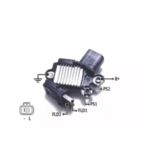 REGULADOR DE VOLTAJE 12V. VALEO/ KIA-HYUNDAI (IMPORTADO)