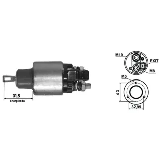 SOLENOIDE BOSCH 12V FORD 250 MOTOR MWM
