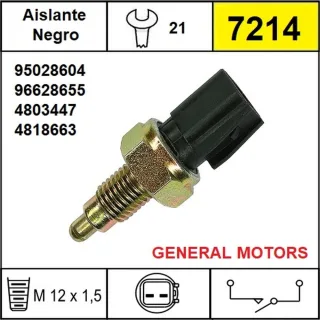 BULBO MARCHA ATRAS CHEVROLET CAPTIVA 2.0 2.4 3.2- CRUZE 1.6 1.8 2.0- SONIC 1.4 1.3- TRACKER 1.8 16V