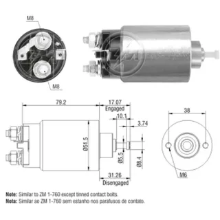 SOLENOIDE MOTORCRAFT 12V FORD KA/RANGER/EXPLORER