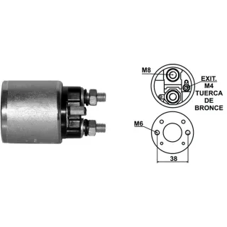 SOLENOIDE INDIEL 12V VW GOL-SENDA- SAVEIRO 1.6 D