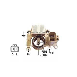 REGULADOR DE VOLTAJE MITSUBISHI NISSAN MITSUBISHI KOMATSU CATERPILLA 12V EQUIVALENCIAS  391  A866X39172  A866X39183   A866X47172  ME701857  ME701986(I