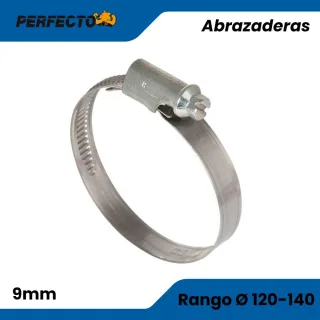 ABRAZADERA A12 120-140 9MM X 5 UNIDADES