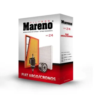 KIT FIAT ARGO CRONOS 1.3 FIREFLY AIRE-HABITACULO-ACEITE-COMBUSTIBLE MR431-MH214-ML339-MCI204