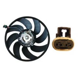 ELECTROVENTILADOR FORD: FOCUS: II: 1.6 >08   ; 1.8 TD 08 -14   ; 2.0 >08   - III: 1.6 >13   ; 2.0 >13     FLUJO: ASPIRANTE - SENTIDO GIRO: HORARIO -  