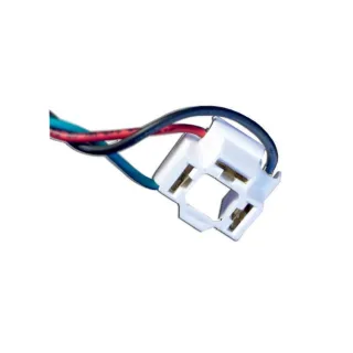 PORTALAMPARA FICHA 3 VIAS FARO ECONOMICA CABLE 1MM. (10)