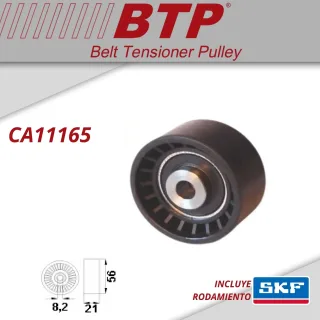 TENSOR POLY V RENAULT TWINGO / CLIO II / KANGOO MOTOR 1.2 16V OEM: 8200040161 VKM36025 F-122676.51  MEDIDAS: 56X21 INT: 8.2