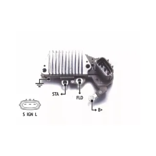 REGULADOR DE VOLTAJE 12V. TOYOTA (IMPORTADO)