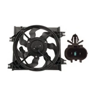 ELECTROVENTILADOR HYUNDAI ACCENT : 00'- 06'   CON ENC.  - FLUJO: ASPIRANTE -  SENTIDO GIRO: ANTI-HORARIO - EXT: 307 - POTENCIA: 48 W - COD HELICE: