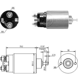SOLENOIDE FORD 12V RANGER 2.5- 3.0 DIESEL