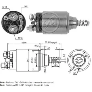 SOLENOIDE BOSCH 24V IVECO