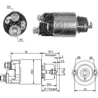 SOLENOIDE NIPPONDENSO 12V HONDA CIVIC