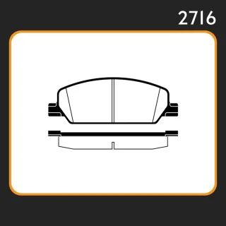PASTILLA DE FRENO FIAT FASTBACK 1.0 T200 PULSE 1.0 T200 IMPETUS / CITROEN BASALT 1.0 T200 FEEL Y BASALT 1.0 T200 IMPETUS MEDIDAS 140.80 X 50.80 X 18.5