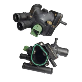 TERMOSTATO COMPLETO RENAULT CLIO II KANGOO MEGANE SCENIC LAGUNA -- TODOS MOTOR 1.9 DCI DTI F8Q F9Q OEM = 7701474248  7701474249  7700109641