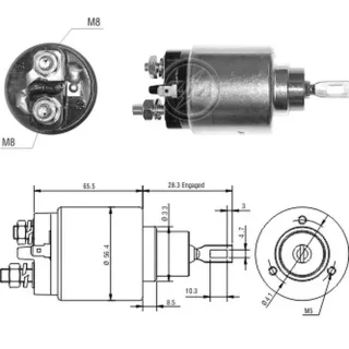 SOLENOIDE BOSCH 12V REN.19/CLIO DIESEL