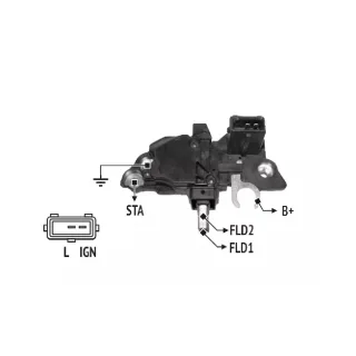 REGULADOR DE VOLTAJE 12V. BOSCH - LINEA BMW (IMPORTADO)