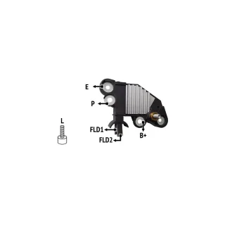 REGULADOR DE VOLTAJE 12V SERIE DELCO REMY SERIE  IMPORTADO OEM = 5318117