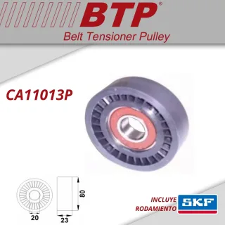 TENSOR POLY V FIAT PALIO-SIENA 1.7D A/ACOND ALFA ROMEO 164 2.0 16V (DESDE´92) OEM: 7702173 VKM 32009 F- 631122  MEDIDAS: 80X23 INT: 20