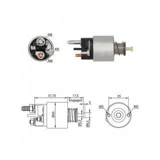SOLENOIDE VALEO LOGAN SANDERO KWID 1.0 12V