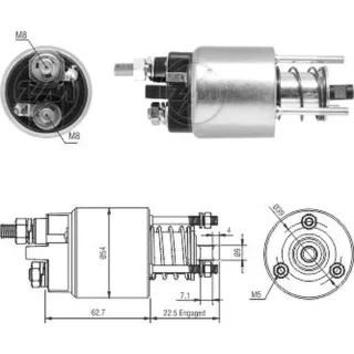 SOLENOIDE MAGNETI MARELLI 12V ALFA ROMEO MITO 1.4 2008 / FIAT 500-BRAVO-DOBLO-PUNTO 2004-2008