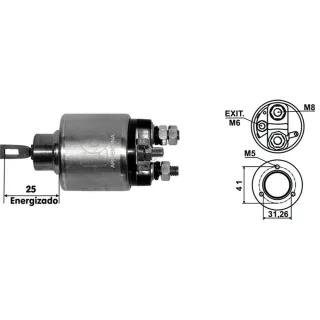 SOLENOIDE BOSCH 12V CITROEN XSARA/SAXO/PEUG.405 MI
