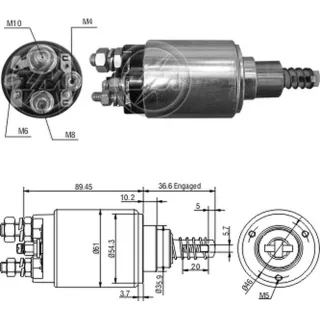 SOLENOIDE BOSCH 12V TRACTORES FORD