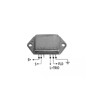 REGULADOR DE VOLTAJE 12V. HITACHI- ISUZU P.UP (IMPORTADO)