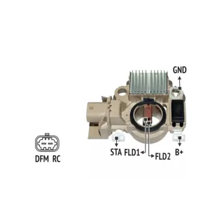 REGULADOR DE VOLTAJE MITSUBISHI SOFT STAR 12V (IMPORTADO)