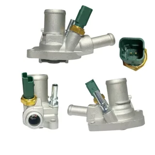 TERMOSTATO FIAT UNO  PALIO  FIORINO  MOBI 500  GRAND SIENA DOBLO  ALFA ROMEO MITO MOTOR FIRE 1.4 EVO OEM = 55202177 (BULBO VERDE)