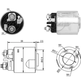 SOLENOIDE VALEO 12V  HYUNDAI / KIA 12V.