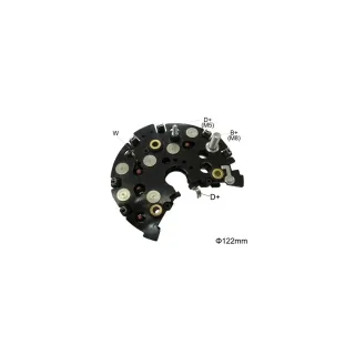 PLAQUETA PORTADIODO COSECHADORA CASE - TRACTORES JOHN DEERE - MASSEY FERGUSON 4281 - VALTRA (IMPORTADO)