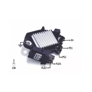 REGULADOR DE VOLTAJE 12V VALEO CITROEN PEUGEOT V12 EQUIVALENCIAS  140331  2611143  2618895   2621134   599240   599240J   REG0133CX(IMPORTADO)