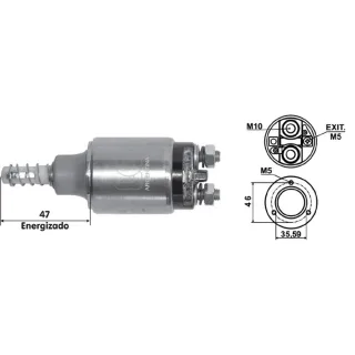 SOLENOIDE BOSCH 12V ALEMAN M.CUMMINS.F. 250/F100 3.9