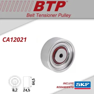 TENSOR POLY V VOLKSWAGEN TENSOR PASSAT IV - V MOTOR 2.5 TDI AUDI A4 - A6 - A8 MOTOR 2.5 TDI OEM: 59903341 VKM 31038   MEDIDAS: 64.5X24.5 INT: 8.2