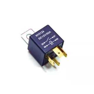 RELAY 12V. 50A. 4 T. C/SOPORTE