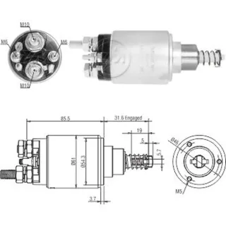 SOLENOIDE IVECO EUROCARGO - BOSCH 24V.