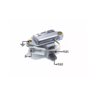 REGULADOR DE VOLTAJE 12V. MAGNETON PAL - SKODA (IMPORTADO)