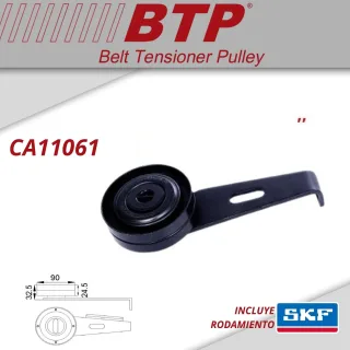 TENSOR POLY V PEUGEOT PARTNER 1.8; 606 1.8 2.0T; 605 2.0 16V; 406 1.6, 1.8 16V; 306 1.8, 2.0, 2.0 16V OEM: 5751.18 VKM33003 F-121338.5 MEDIDAS 90X32.5