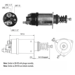 SOLENOIDE DELCO REMY 12V  FORD CAMIONES 6.6L/7.8L -