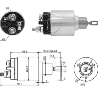 SOLENOIDE BOSCH 12V AUDI A4-A6- VW PASSAT 2.8 V6 2002