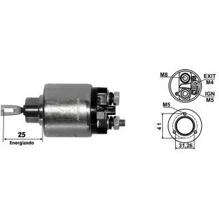 SOLOENOIDE BOSCH 12V M.BENZ CLASE E 190 2.3 SERIE 124 230E
