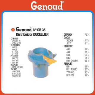 ROTOR P403-404-504-505/TWINGO/R9-11  DUCELLIER