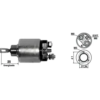 SOLENOIDE BOSCH 12V COURRIER/FIESTA/FOCUS/KA/MAZDA/VOLVO S40