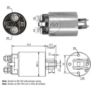 SOLENOIDE HITACHI 12V NISSAN/ THERMO KING/ YANMAR