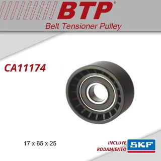 TENSOR POLY V RENAULT K9K CLIO KANGOO LOGAN REPARACION  MEDIDAS 17 X 65 X 25 EQUIVALENCIA VKM36050