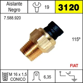 BULBO TEMPERATURA FIAT 600 S